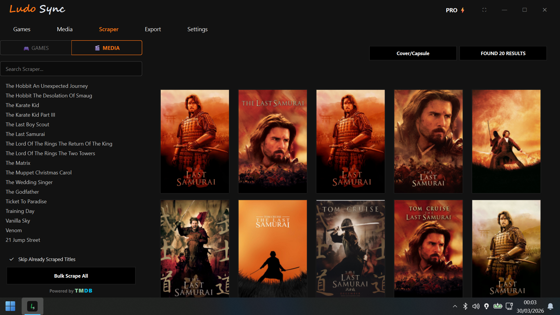 Ludo Sync — Metadata Scraper